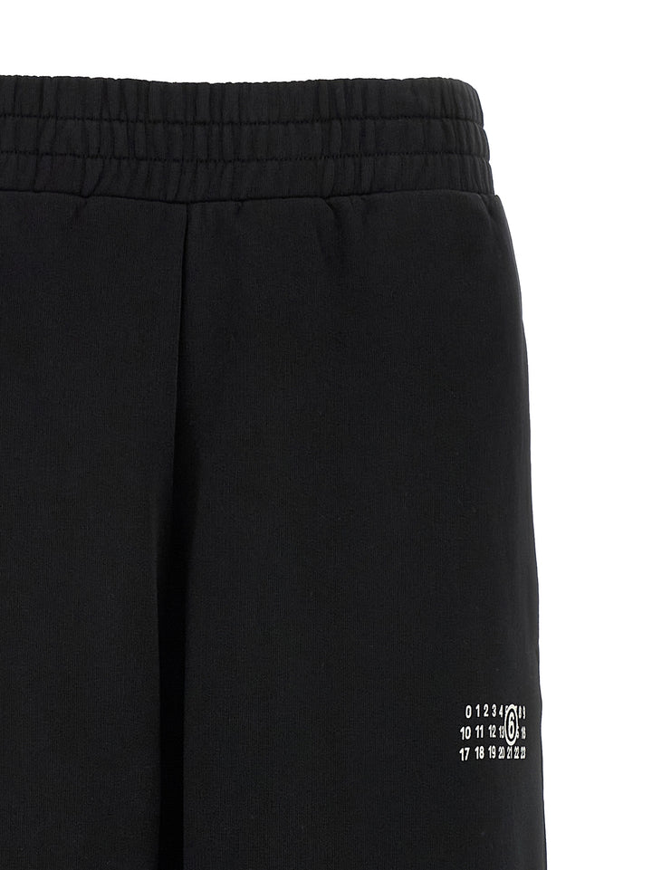 Mm6 Maison Margiela Numeric Signature Mm6 Pants - Black | bda9ce4251f5d0546b89e99e111a5d917a3579fe