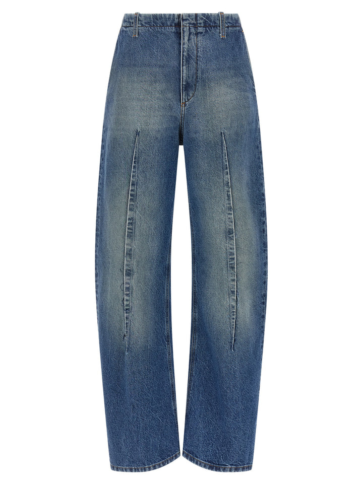 Mm6 Maison Margiela Vertical Pinch Jeans - Blue | cbaa05ca0b6ac7c505232d0ecd74d97f0a1cb719