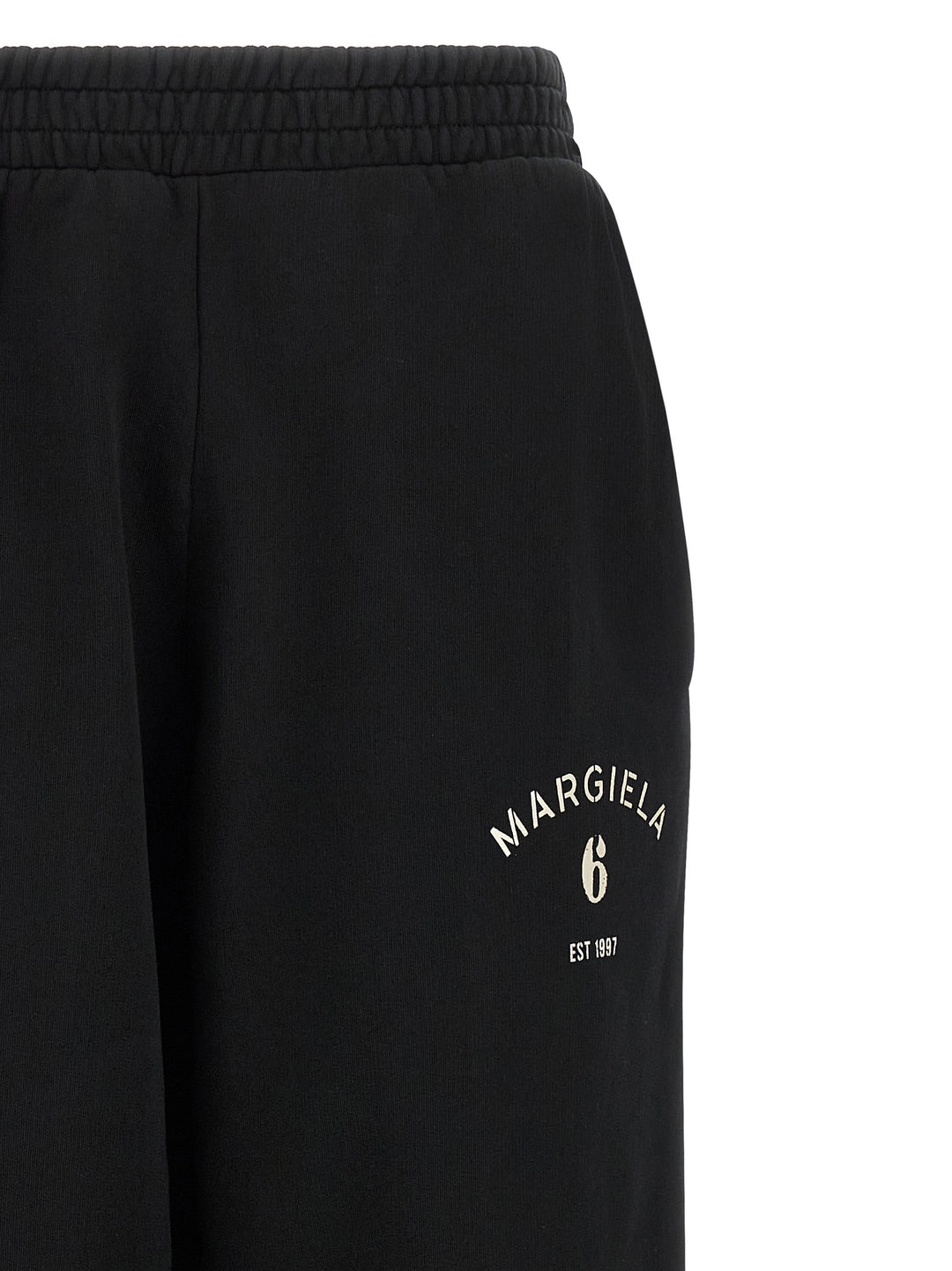 Mm6 Maison Margiela Split Joggers Pants - Black | af57835ea995d6ed911aed4af9a2d89049ce8f35