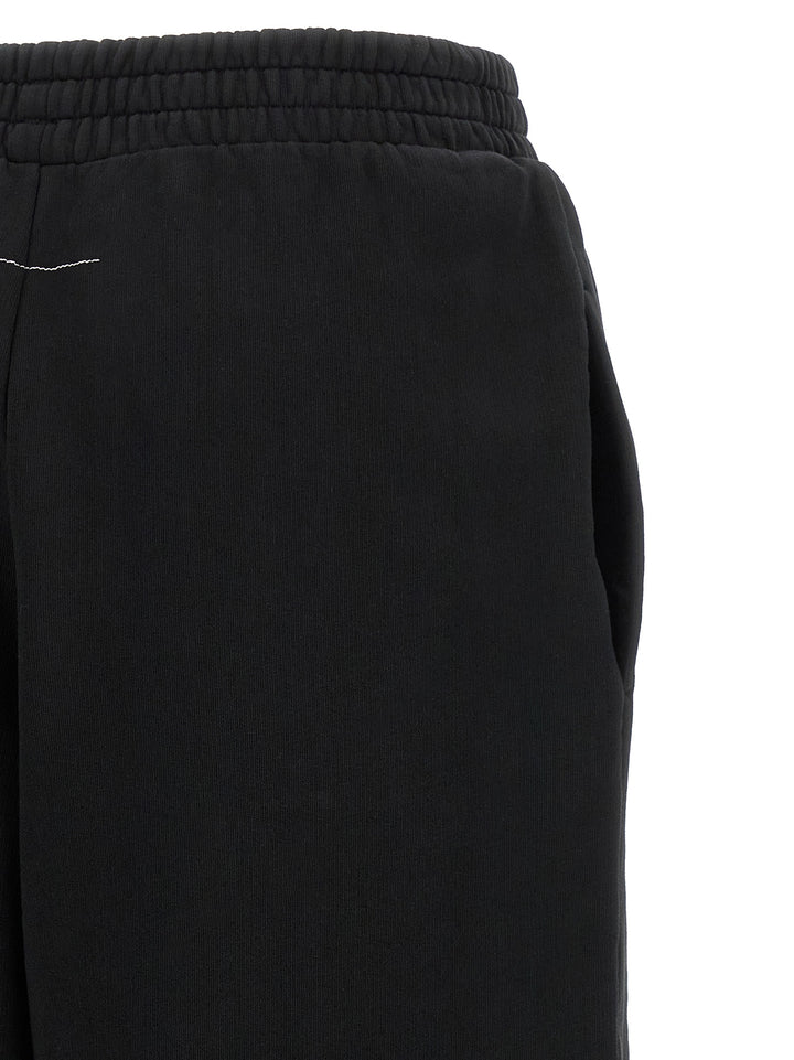 Mm6 Maison Margiela Split Joggers Pants - Black | 4a15733a4bba44e06786415faea05ec0964c8545