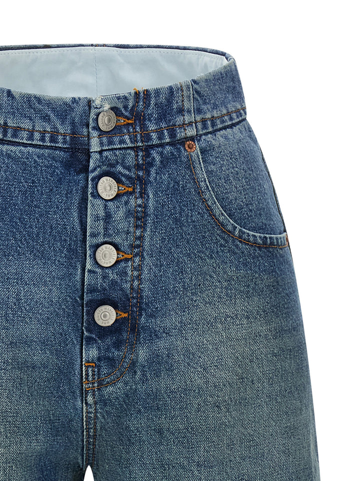 Mm6 Maison Margiela Straight Leg Jeans - Light Blue | 7cf9909004c4fb2b0987e61d9268ec6932a5aa30