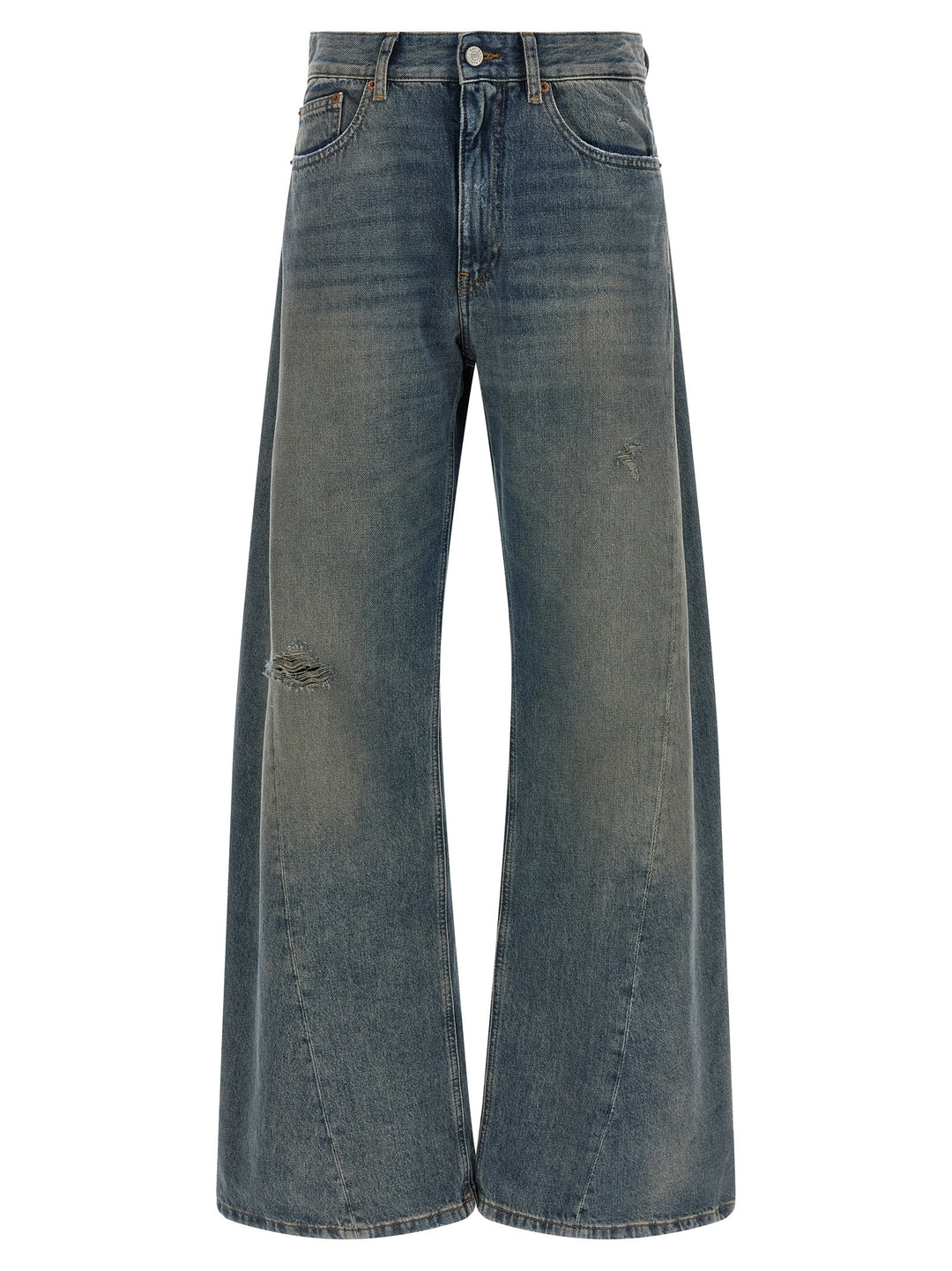 Mm6 Maison Margiela Wide-Leg Jeans - Blue | 0e01613d4877342a93b6fb4cff20e5b9186cb8d2