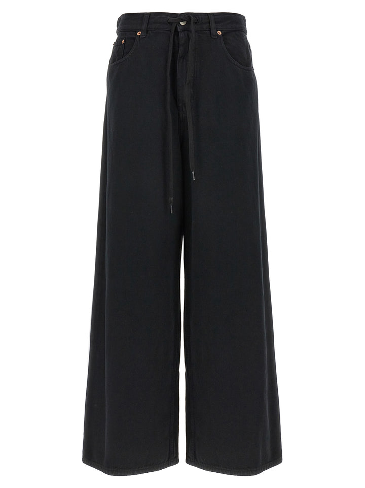 Wide Leg Jeans Black