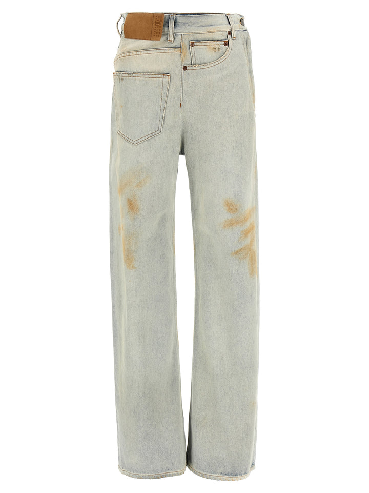 Deconstructed Jeans Light Blue