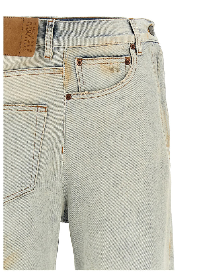 Deconstructed Jeans Light Blue