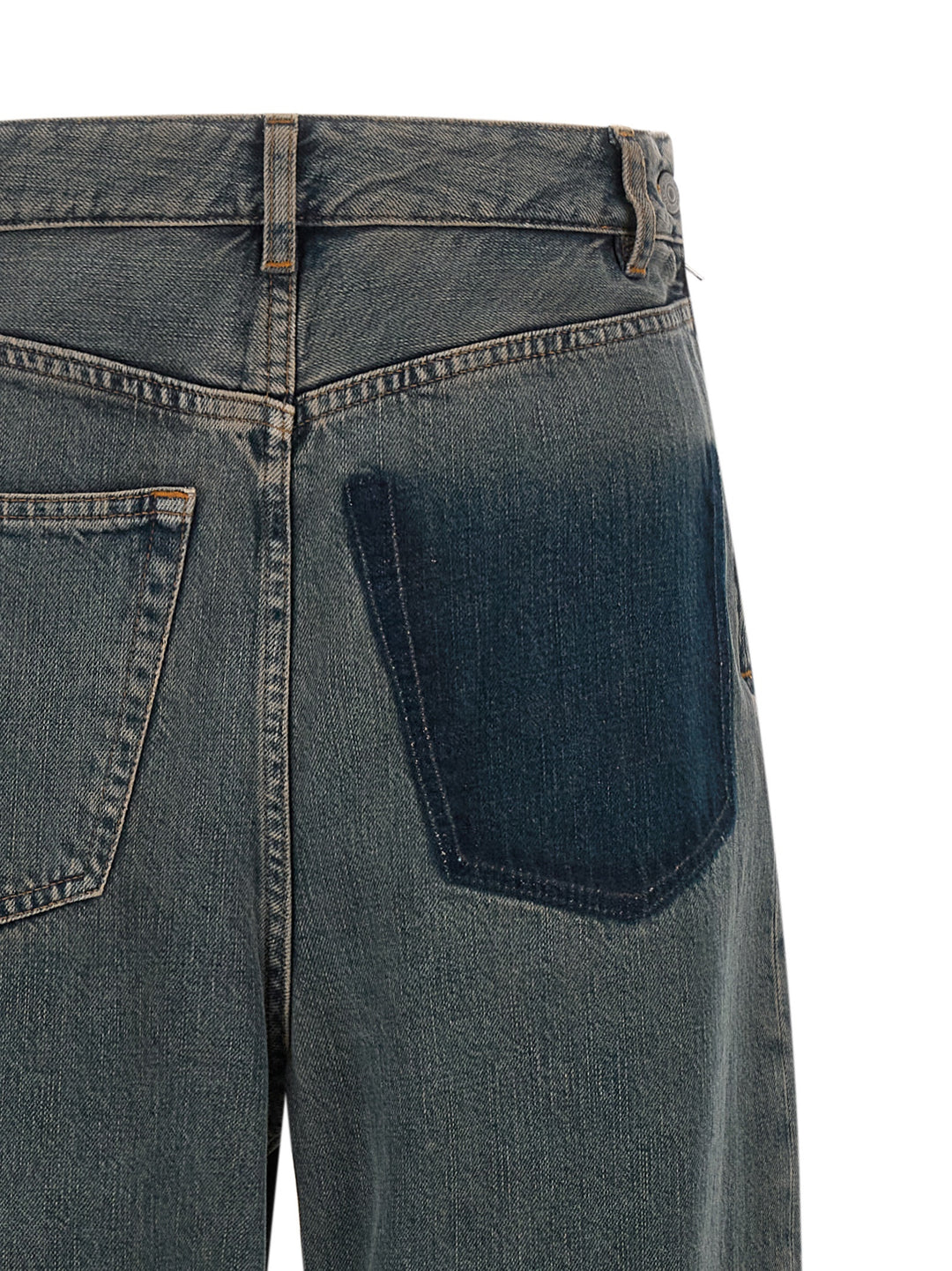 Mm6 Maison Margiela Back-To-Back Construction Jeans - Gray | 6276dc6e6647bf13fc9c017f71577f29ac7bf9cf