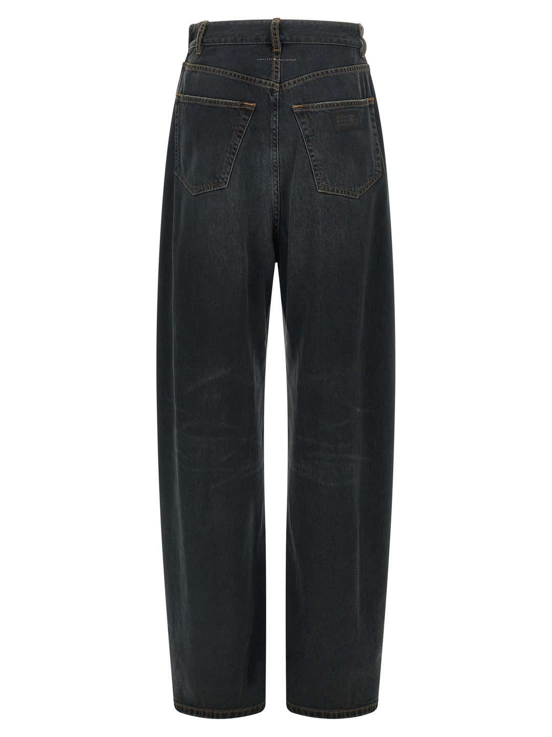Mm6 Maison Margiela Asymmetrical Structure Jeans - Blue | 5cab0e1aad3f2c55baaee12017c81a4c0b638c72