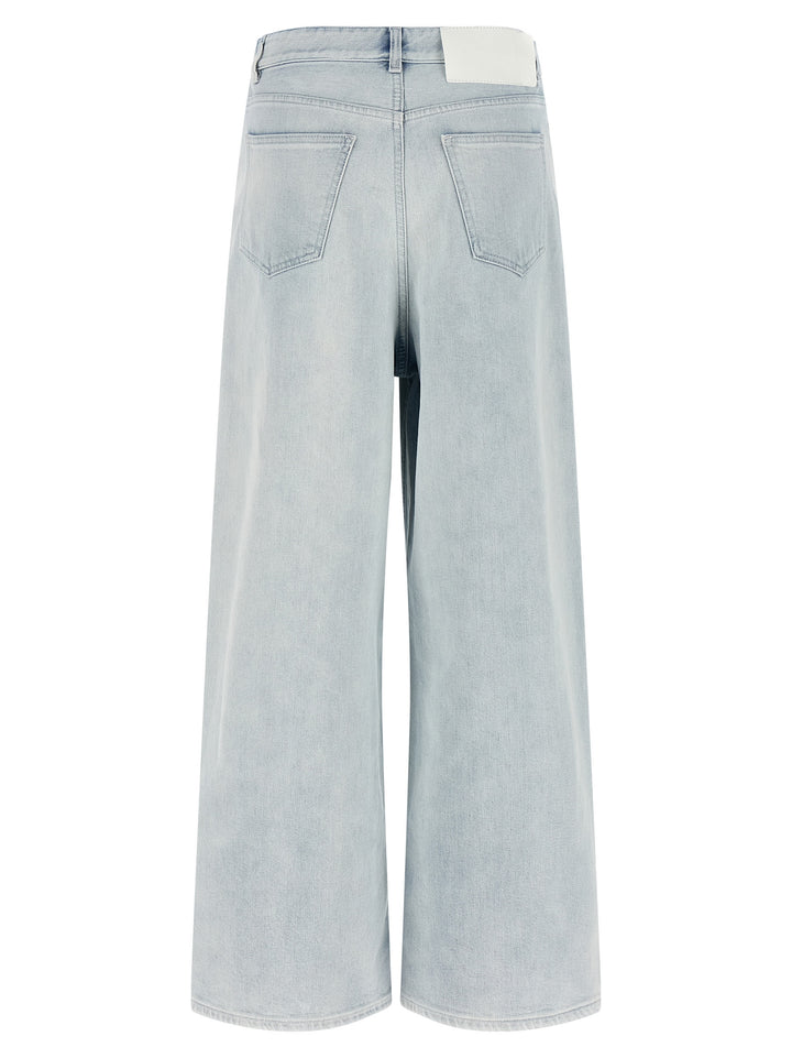 Mm6 Maison Margiela Drawstring Jeans - Light Blue | d02ca23abe47375b1814f21ded84784d1f2d2e83