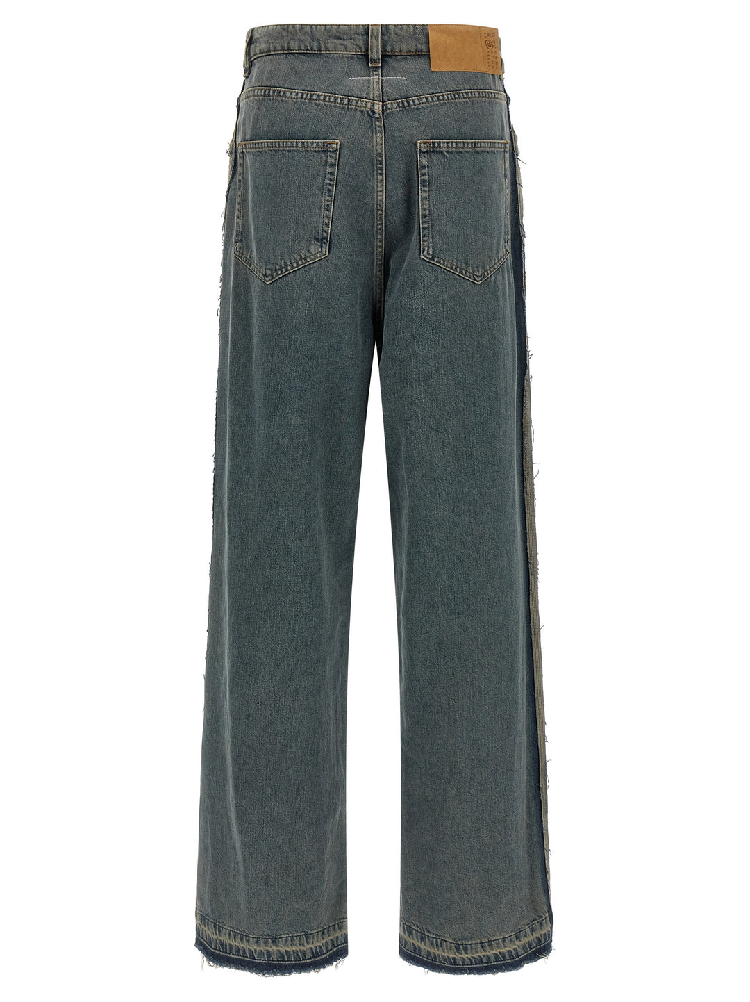 Mm6 Maison Margiela Panel Jeans - Blue | 844dd5c2a4210e25abdf31b25408b9eb3a6222d1