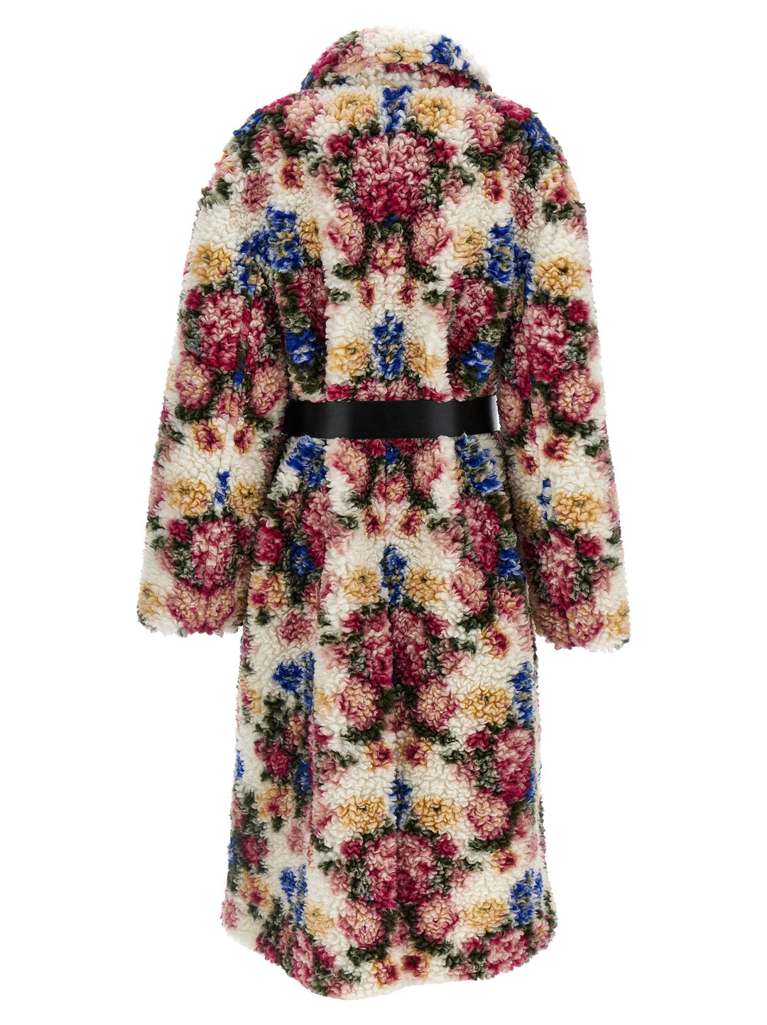 Jacquard Floral Bouquet Coat Coats, Trench Coats Multicolor