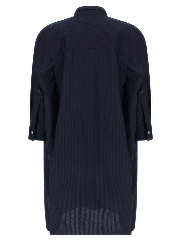 Loewe Draped Dress Dresses - Blue | 38b06c513fef8c7a30549b15f1590395b8c2524c