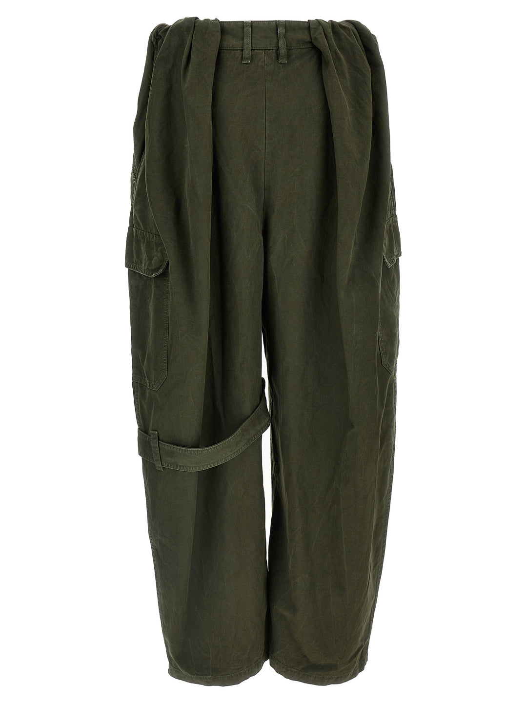 Balloon Cargo Pants Green