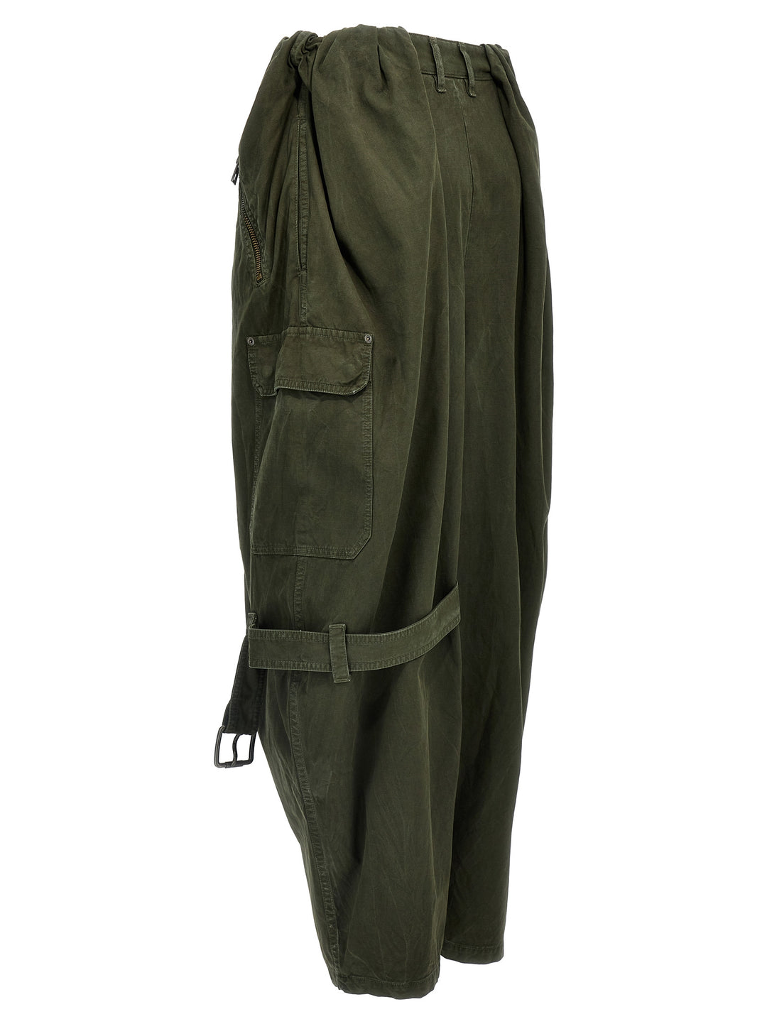 Balloon Cargo Pants Green