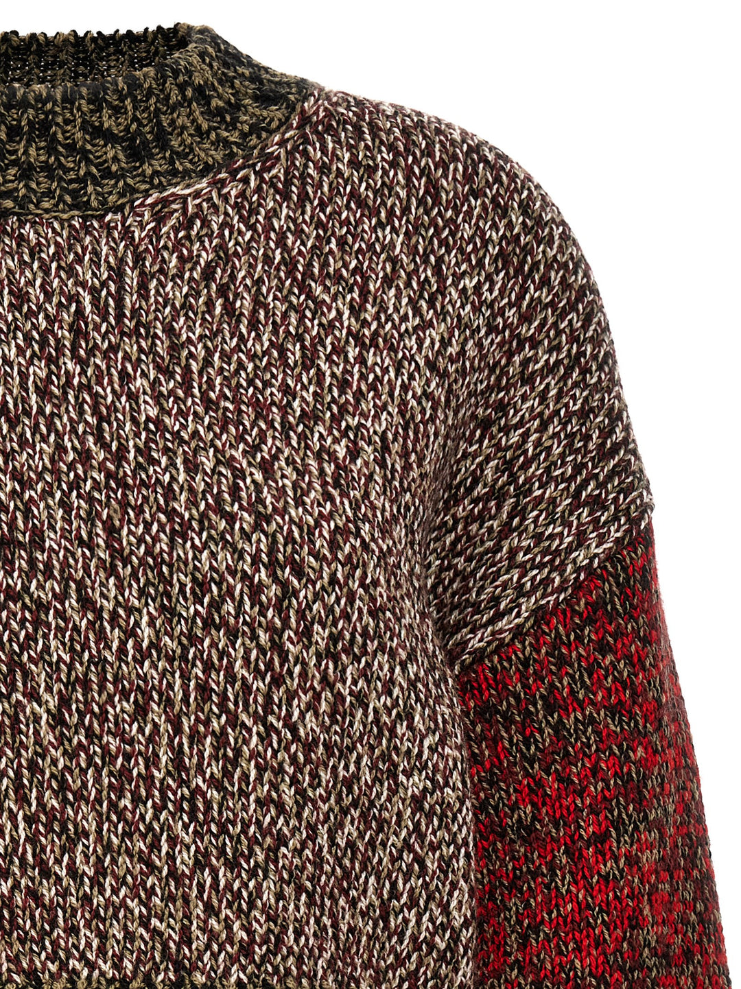 Mouliné Wool Sweater Sweater, Cardigans Multicolor