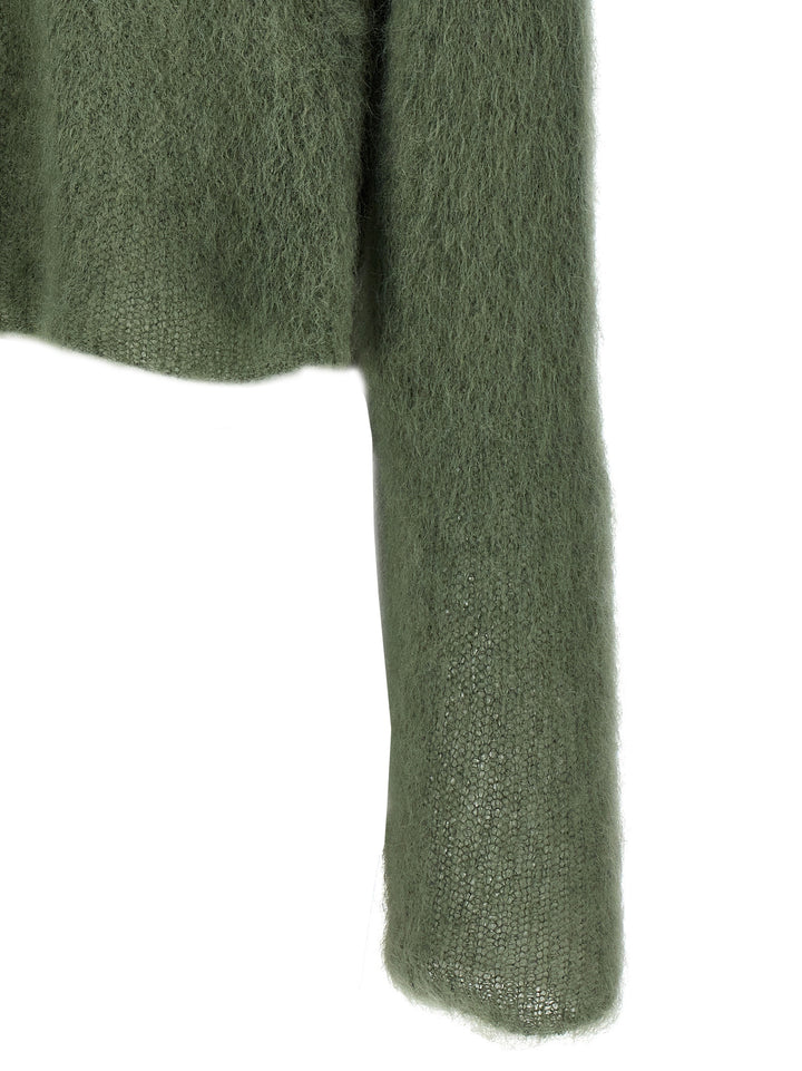 Mohair Polo Sweater Sweater, Cardigans Green