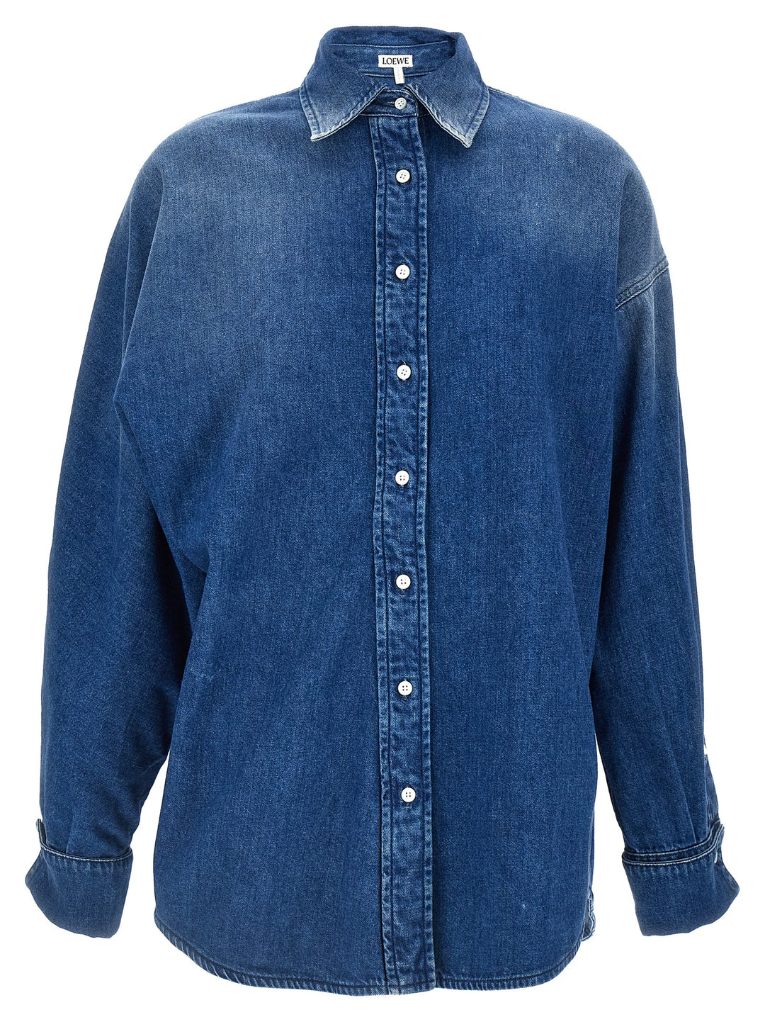 Denim Shirt Shirt, Blouse Blue