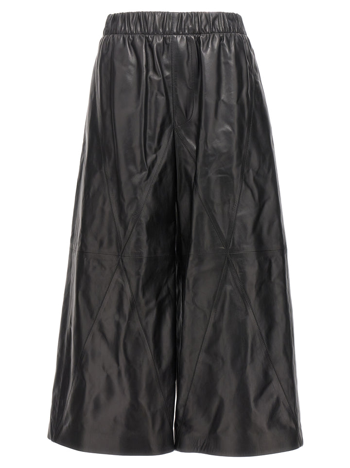 Puzzle Fold Pants Black