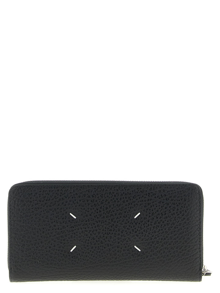Maison Margiela Stitching Logo Wallet Wallets and Card Holders - Black | abeced50522026c88be7af301d629e591715df88