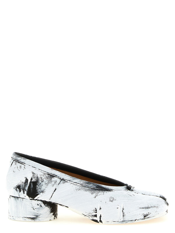 Tabi Pumps White/Black