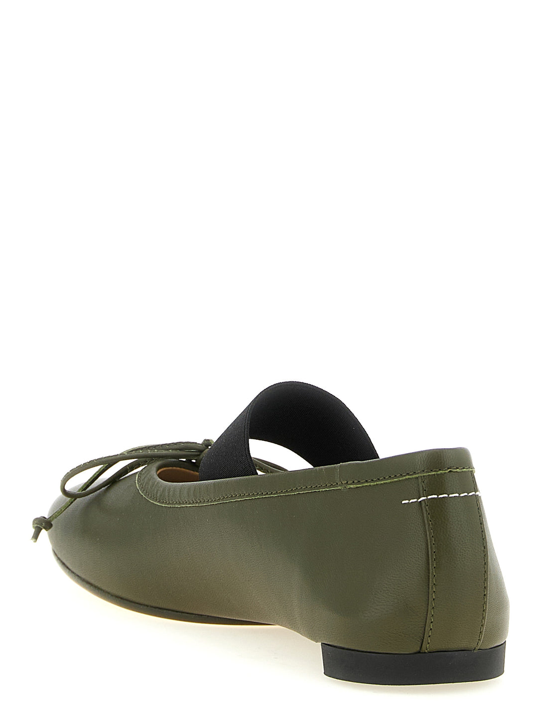Mm6 Maison Margiela Anatomic Numeric Flat shoes - Green | 5ba2d33dacad6a5c2c5149361aa1310fa6abb935