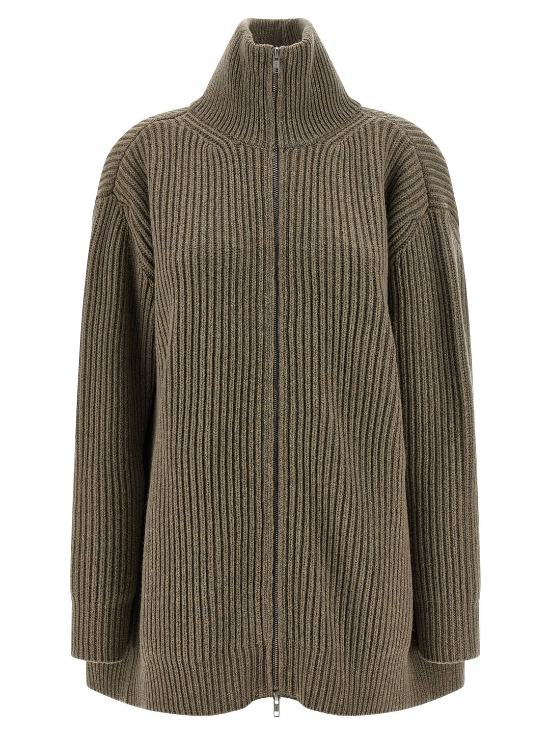 Mm6 Maison Margiela Panel Insert Cardigan Sweaters and Cardigans - Beige | 02e24031bcbf6a4b10635247492a7dcb6b6e7933