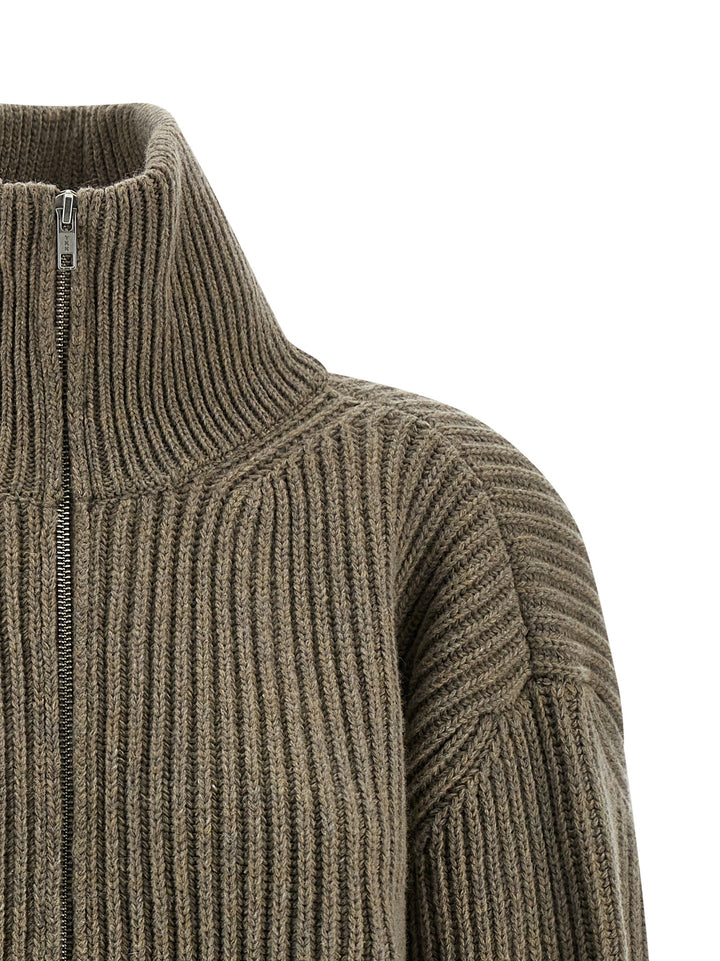 Mm6 Maison Margiela Panel Insert Cardigan Sweaters and Cardigans - Beige | c56e2c1cb68b43b1f77eb038a002bcf2acfcf48e
