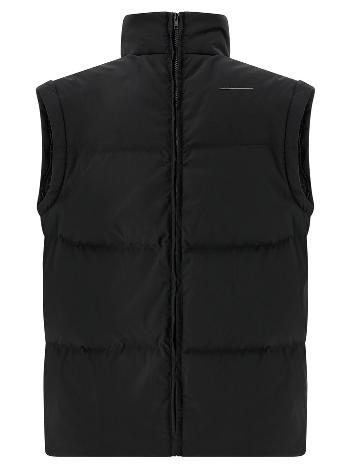Mm6 Maison Margiela Numeric Signature Mm6 Puffer Jackets - Black | 569fe406539a5f252cab39ee30754d143ad5c3c1