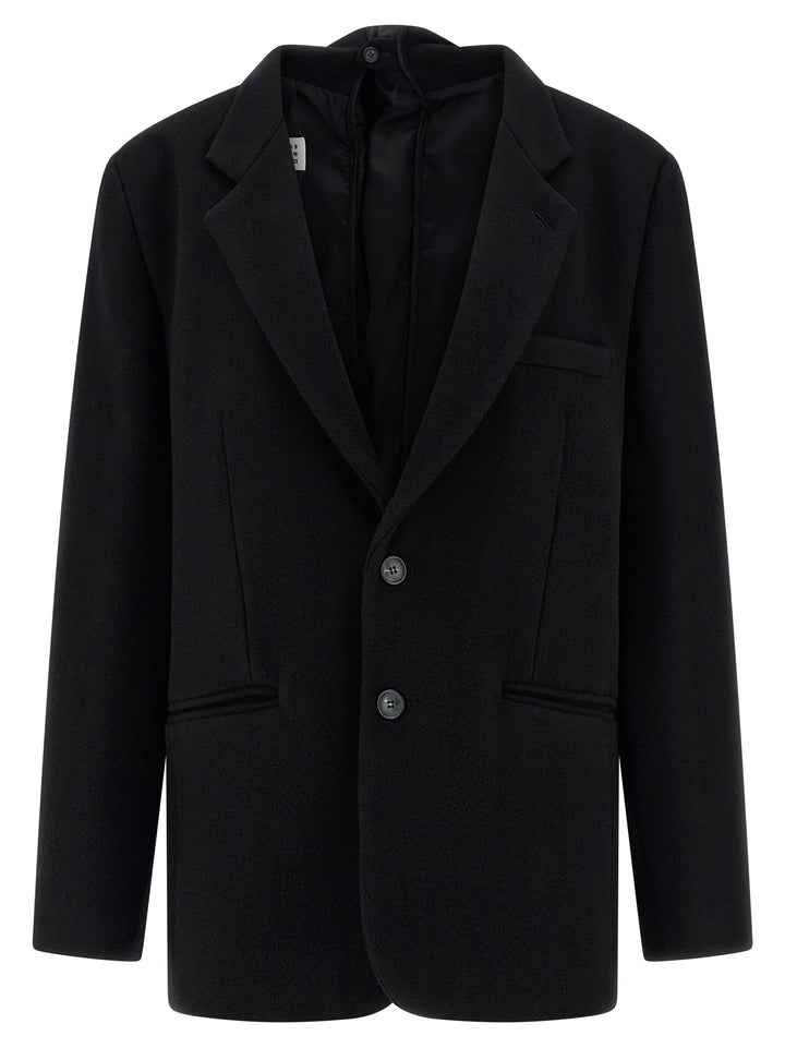 Mm6 Maison Margiela Back Panel Blazer BlazerS - Black | 2152da12f47933cf9d0e4373c615c27cc9959bf9