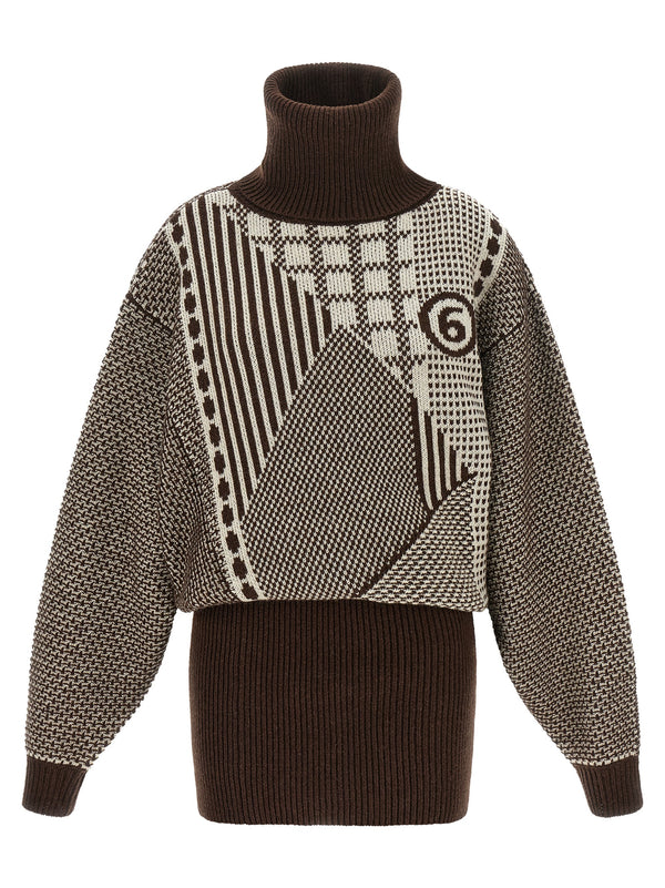 Numeric Signature Mm6 Dresses Brown
