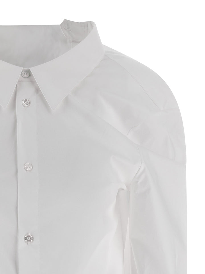 Mm6 Maison Margiela Numeric Signature Mm6 Shirt and Blouse - White | e41229b9a6c26003a94a208555c415b43fd52cea