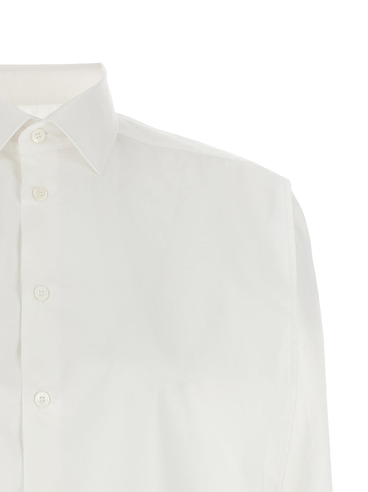 Mm6 Maison Margiela Embroidery Shirt Shirt and Blouse - White | db32f8d5dfb4ca9db6e0a68ec51a7f4e8f38ed94