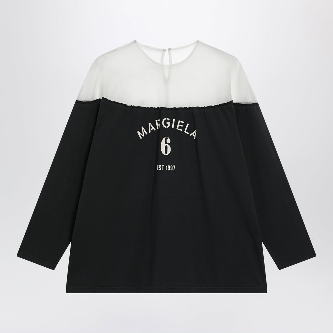 Mm6 Maison Margiela Shirts & Tops - Black | 4b07abe35f90dcfc6ccff3b7157cfa6f1adbfd61
