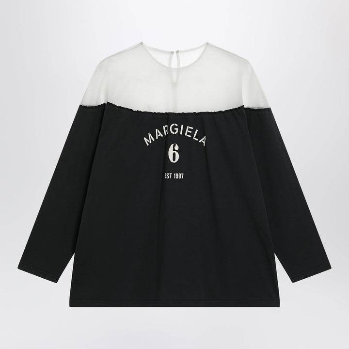 Mm6 Maison Margiela Shirts & Tops - Black | 4b07abe35f90dcfc6ccff3b7157cfa6f1adbfd61