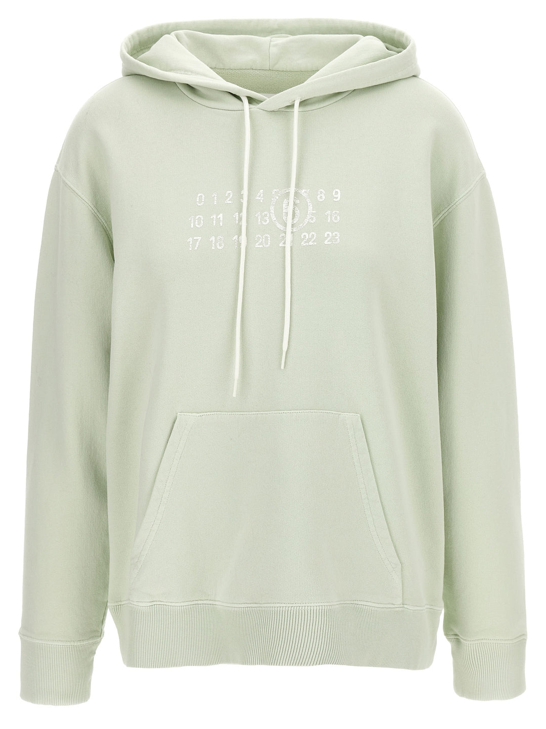 Mm6 Maison Margiela Numeric Signature Mm6 Sweatshirt - Green | 0d6b36d630d049a323a966bf0ef60a76138d0a79