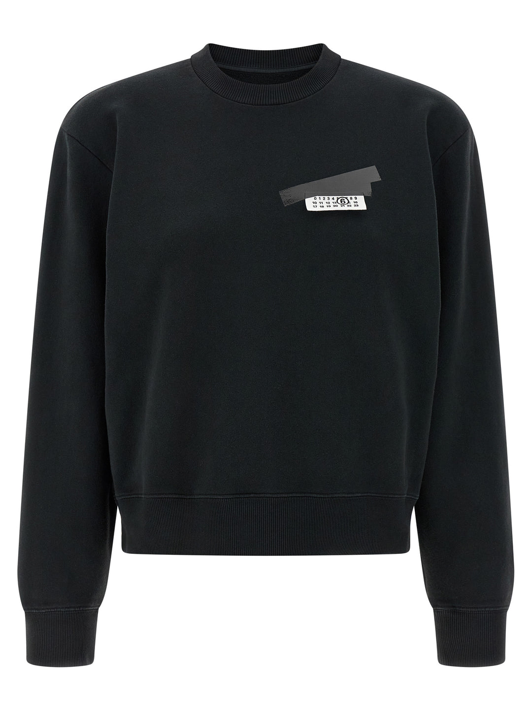 Mm6 Maison Margiela Numeric Signature Mm6 Sweatshirt - Black | 6eafbb0d8c3aec6ab82617e66c4470bccb08b9b3