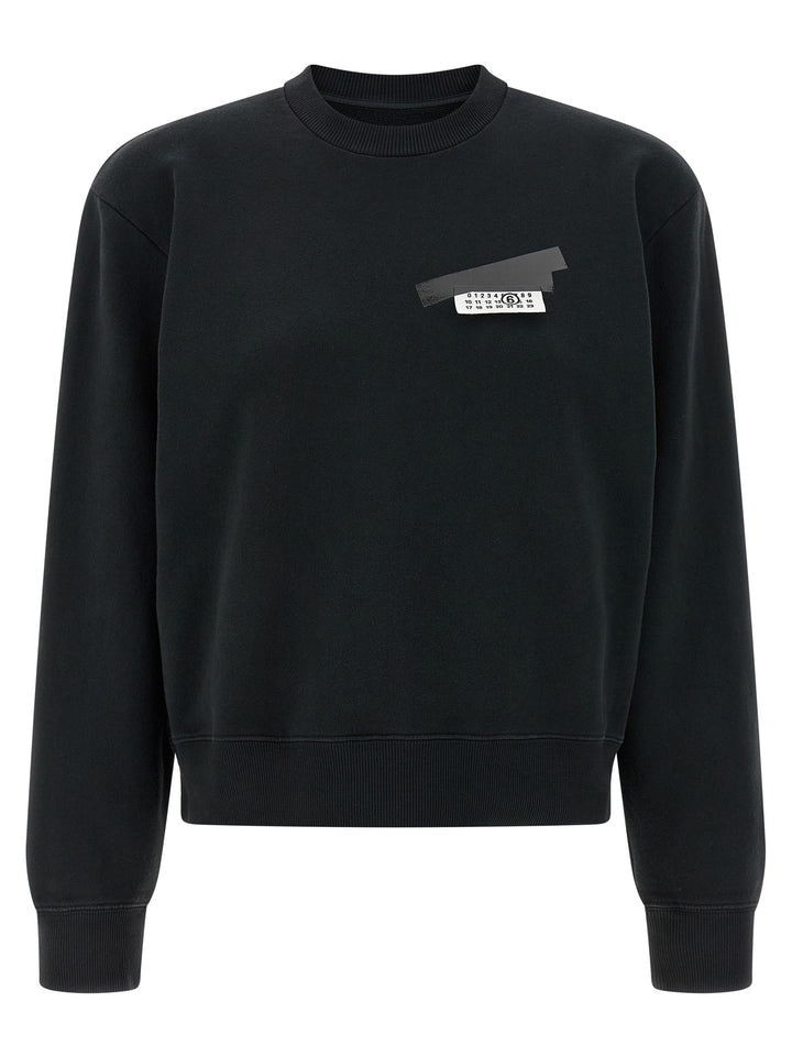 Mm6 Maison Margiela Numeric Signature Mm6 Sweatshirt - Black | 6eafbb0d8c3aec6ab82617e66c4470bccb08b9b3