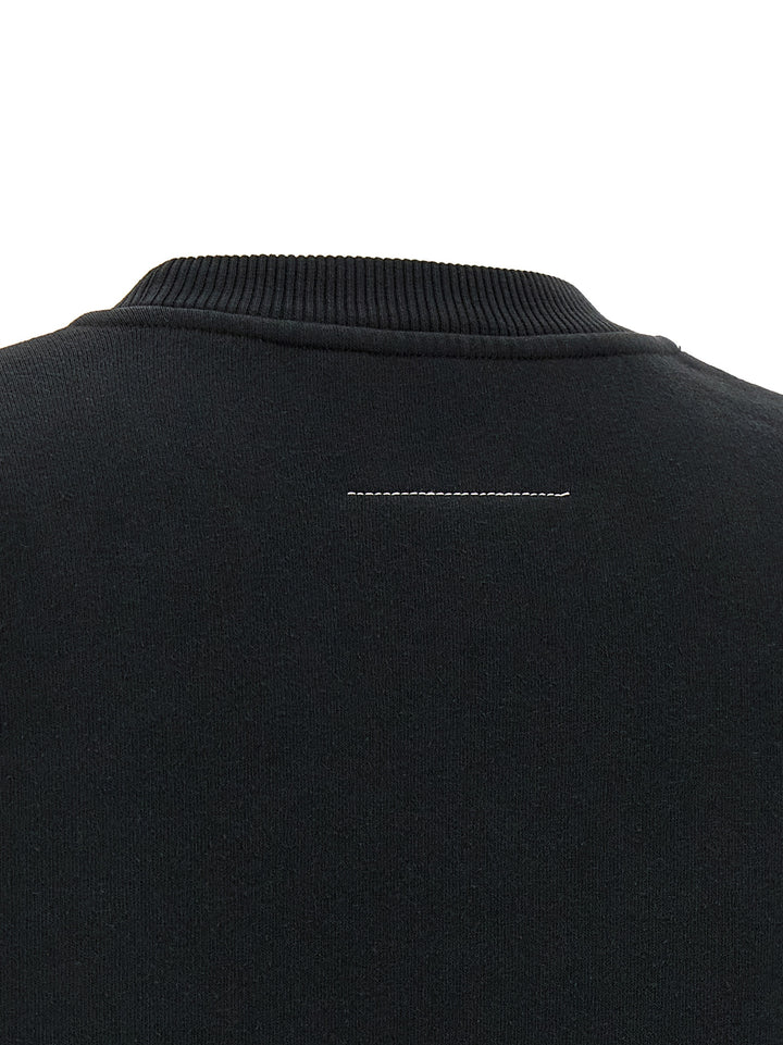 Mm6 Maison Margiela Numeric Signature Mm6 Sweatshirt - Black | 0395bf20f9eeb84a18ccbd0b69716b381f6d9c08