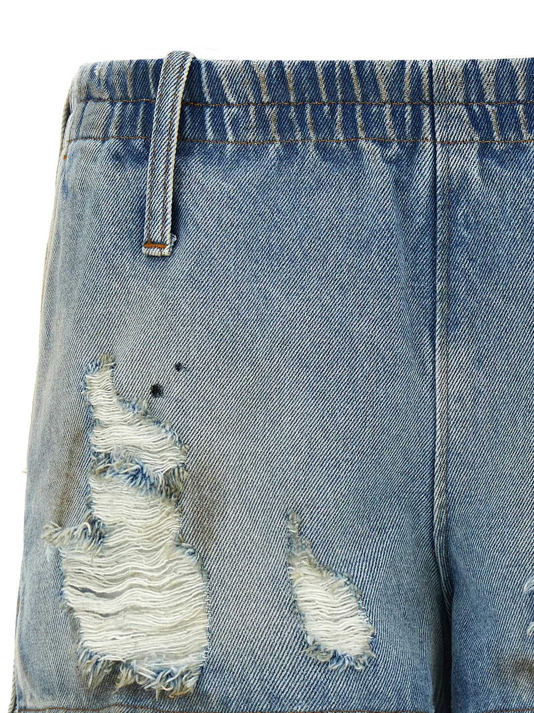Mm6 Maison Margiela Used Shorts Bermuda and Short - Light Blue | 76e892d094a00a4819a4af4f3de887508ba3820a