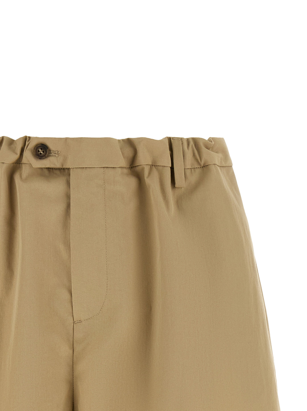 Mm6 Maison Margiela White Stitch Line Bermuda and Short - Beige | d858608f87954a69e3b27dc6119e131f19bc35a1