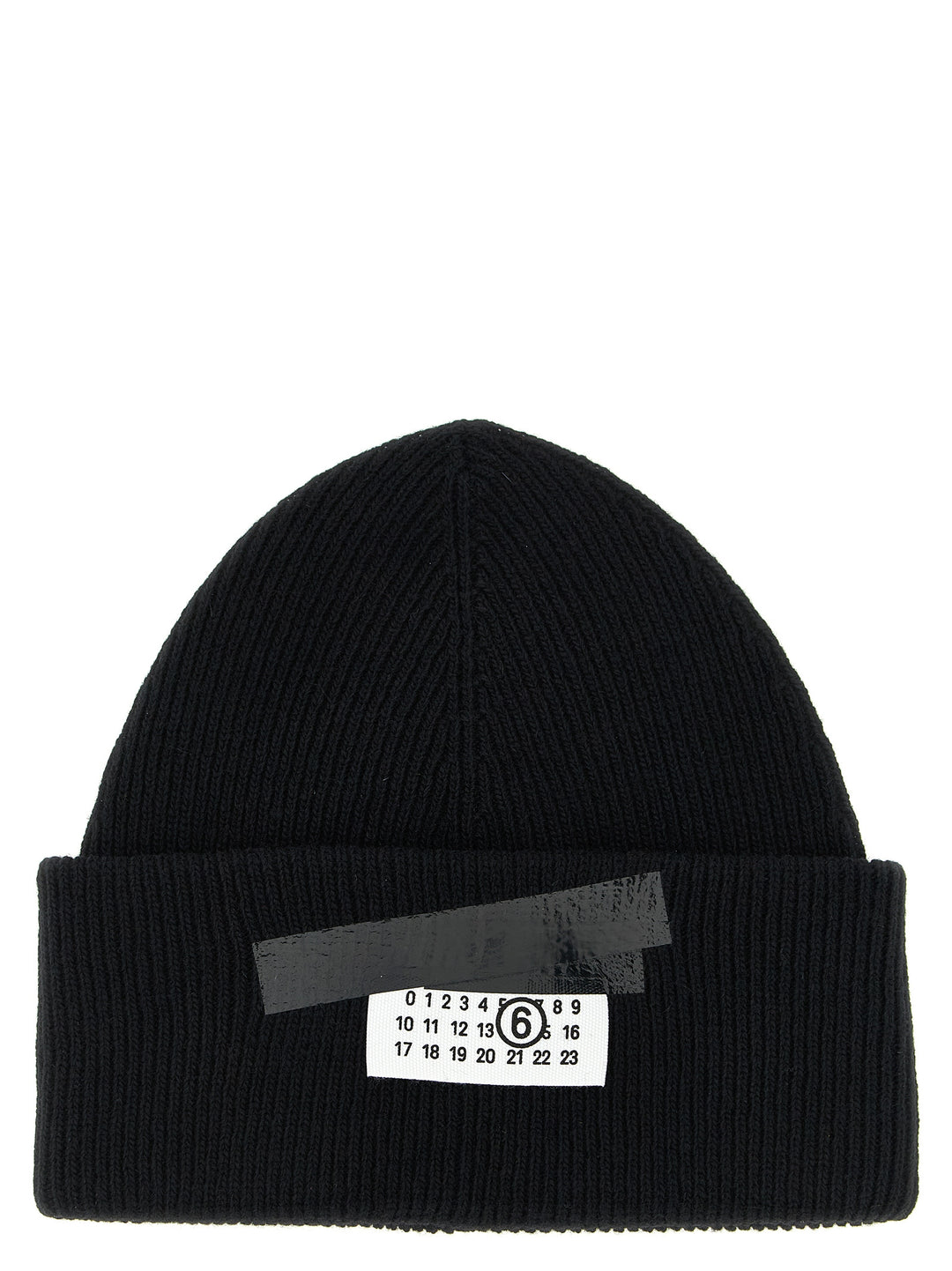 Mm6 Maison Margiela Numeric Signature Mm6 Hats - Black | e87eb26cc17d85ab8ad67fab7473811159bfb3de