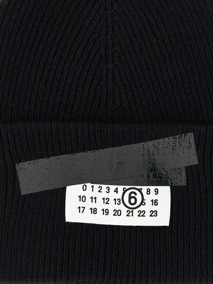 Mm6 Maison Margiela Numeric Signature Mm6 Hats - Black | 1423a4bad7f451b12dcd2692eb721b34445d1d4e