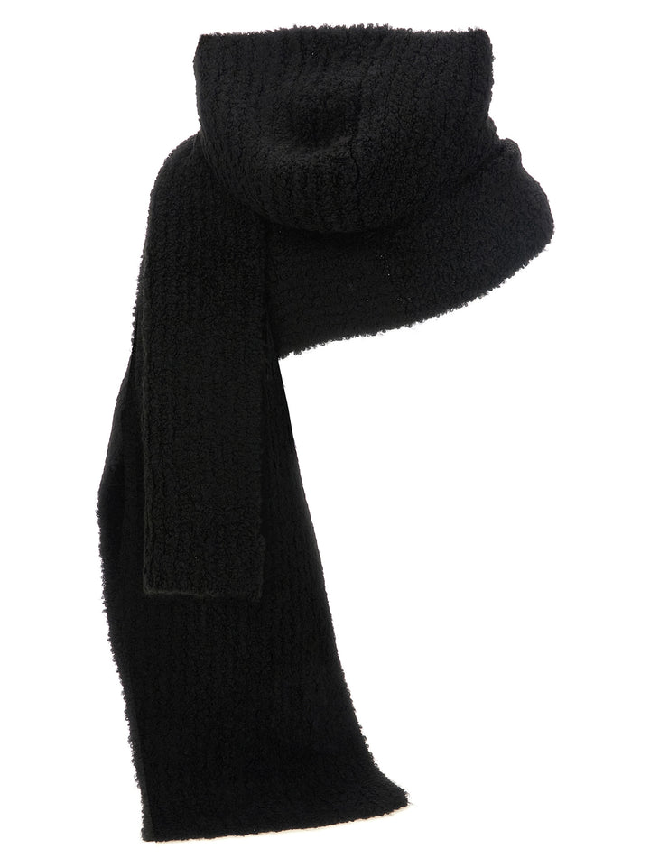 Mm6 Maison Margiela Numeric Signature Mm6 Scarves and Foulards - Black | 4cecfb3cf645af05f47ffceaf5ae6c4e9d7d55e2