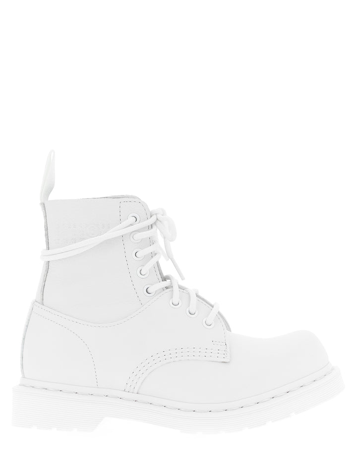 Mm6 Maison Margiela 1460 Twist Mm6 Boots and Ankle Boots - White | 0f724967a9075bab88b0bbc490be0c3159265085