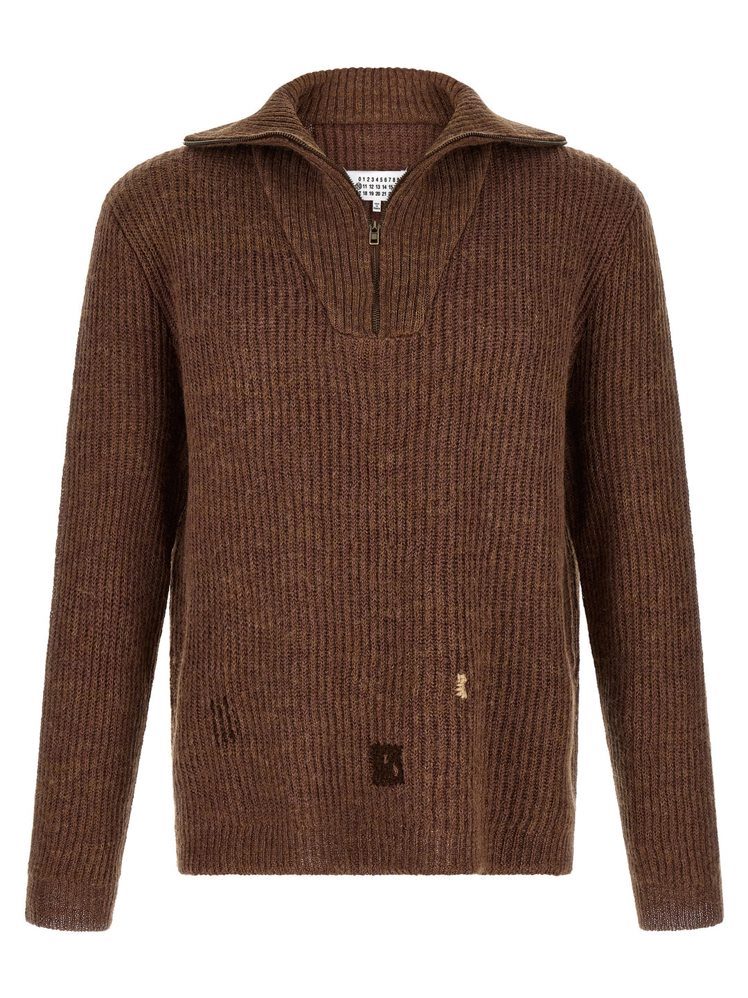 Maison Margiela Mending Sweater Sweaters and Cardigans - Brown | 7a7b87f1ee9bb246ee460db0f3f0a7b3f20e6dac