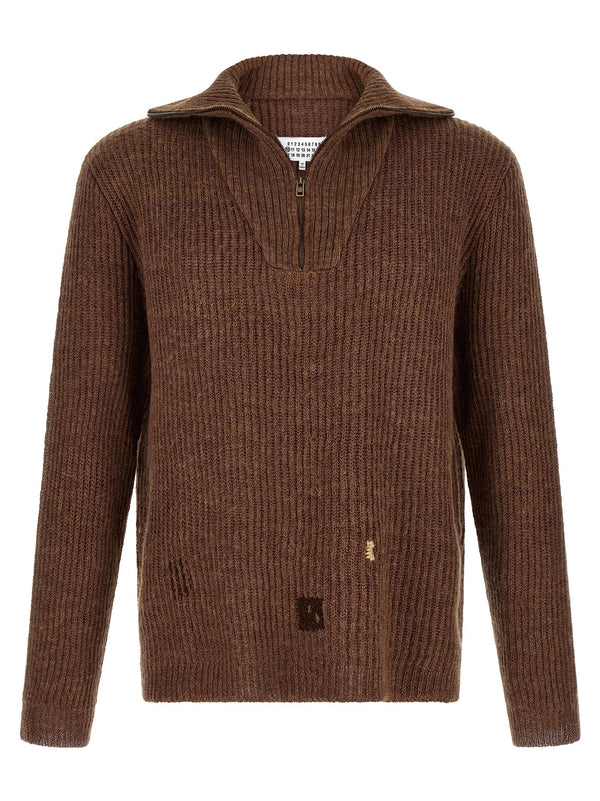 Mending Sweater Sweaters And Cardigans Brown