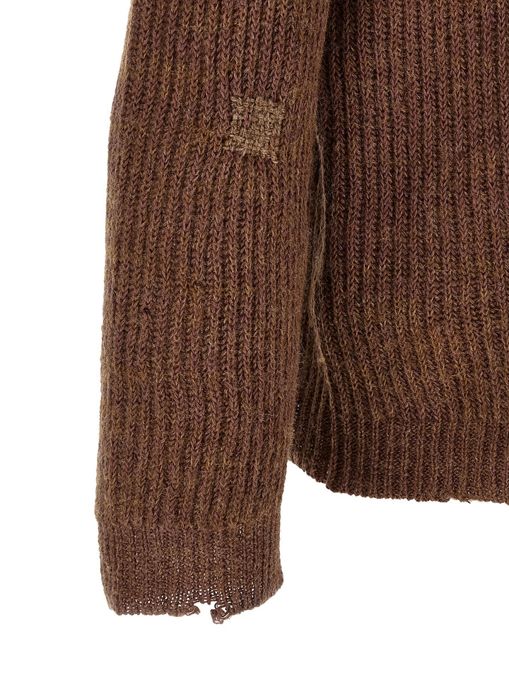 Maison Margiela Mending Sweater Sweaters and Cardigans - Brown | 14e5877f7b4f30ad15b2a240a4c68b42720965da