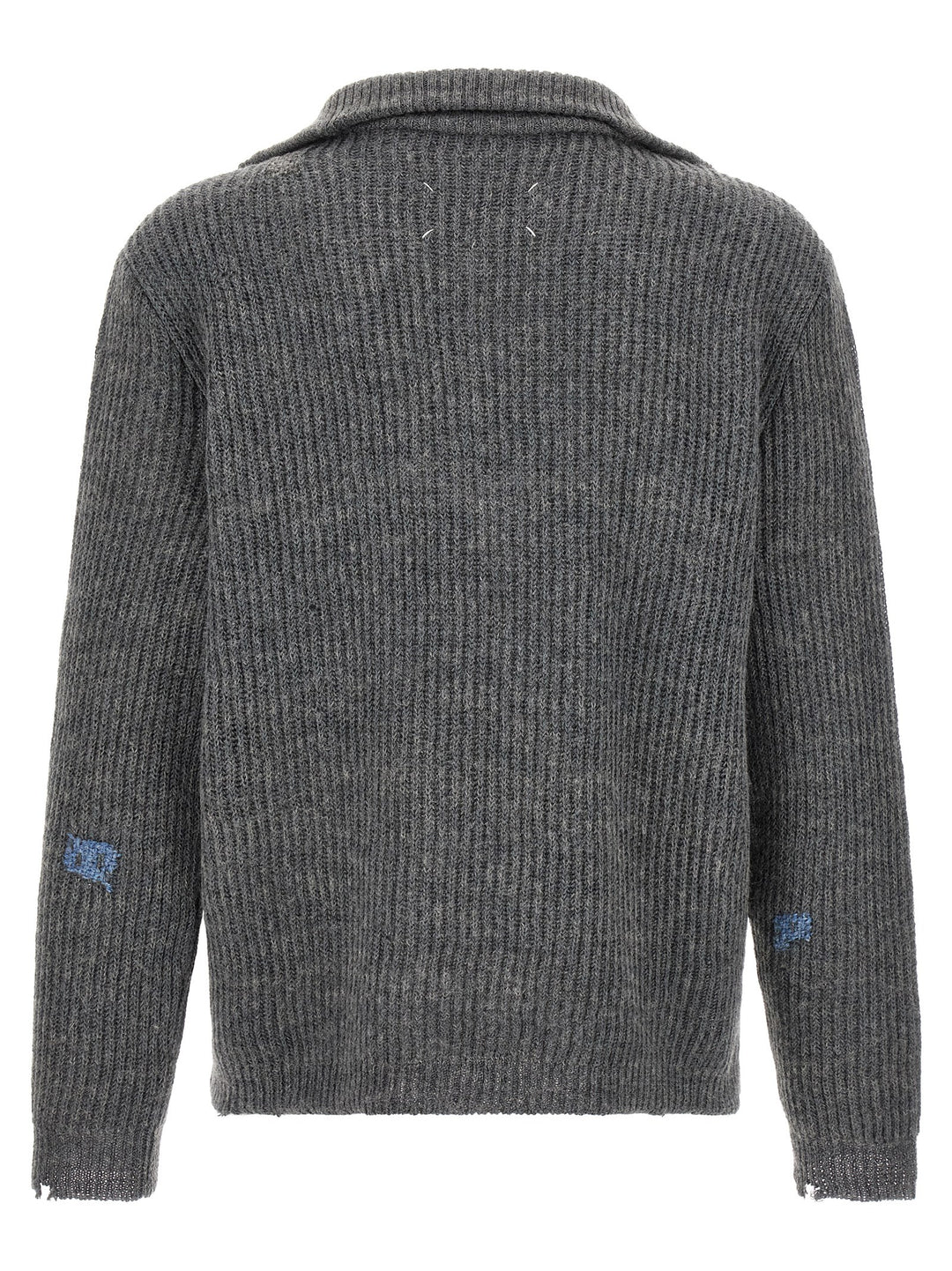 Maison Margiela Mending Sweater Sweaters and Cardigans - Gray | b17ccf7532f513e9f21e11c84150841d1e30df2c