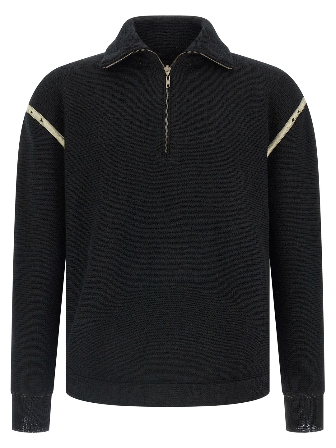 Maison Margiela Elbow Patch Sweater Sweaters and Cardigans - Black | aec6d5a242714a036c5243b98919671025f570bf