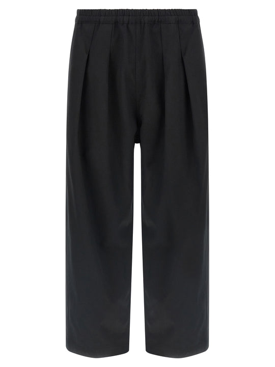 Cotton Trousers Pants Black