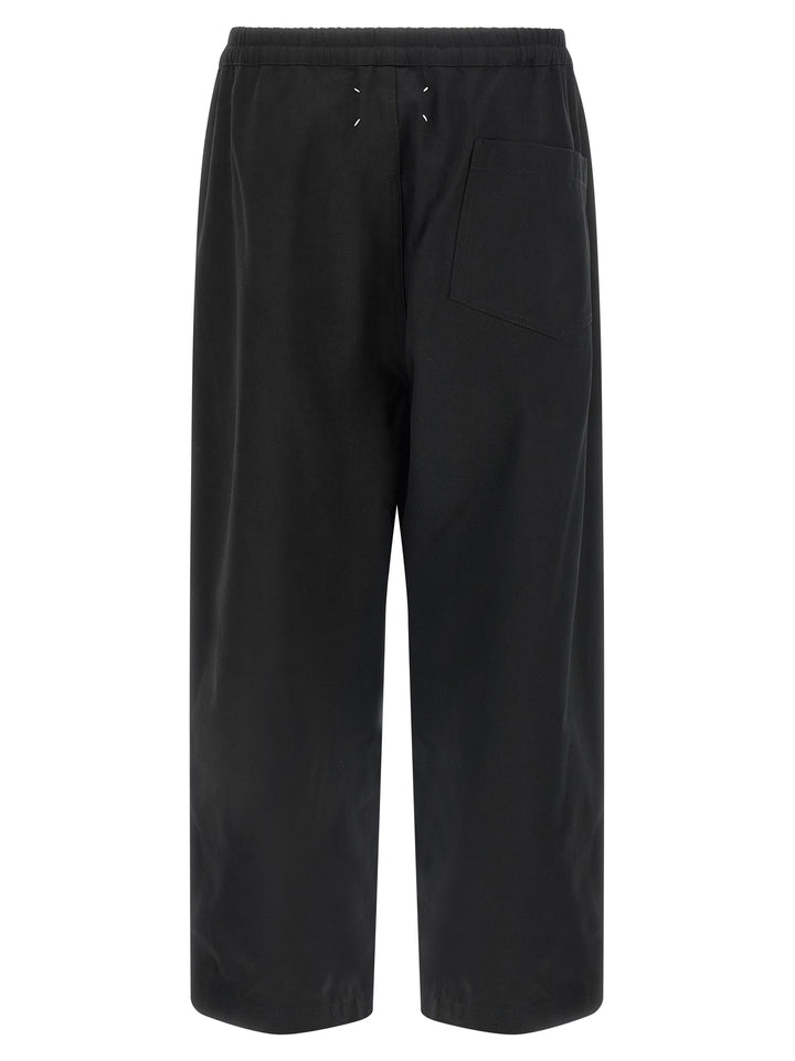 Maison Margiela Cotton Trousers Pants - Black | 5bb178084a15083807c5812630e6c8fbf47da5e4